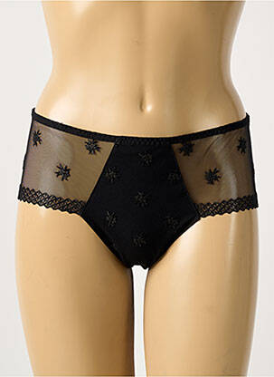 Shorty broderie noir SECRET D'EVA femme
