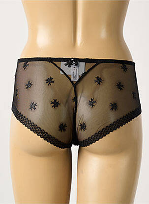 Shorty broderie noir SECRET D'EVA femme