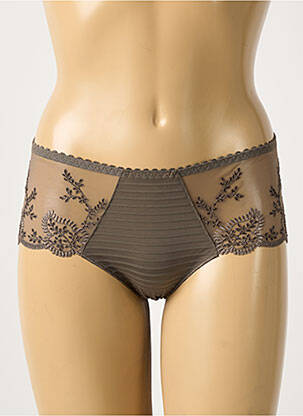 Shorty broderie vert LOUISA BRACQ femme