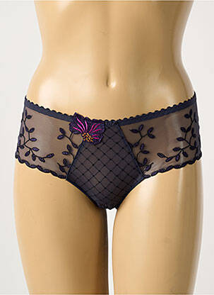 Shorty broderie bleu LOUISA BRACQ femme