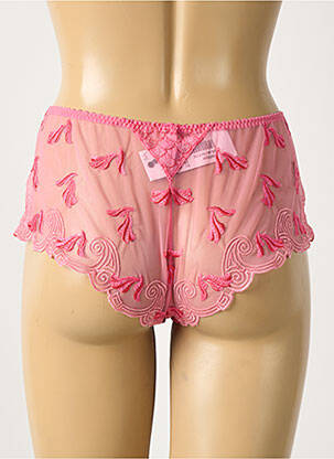 Shorty broderie rose SECRET D'EVA femme
