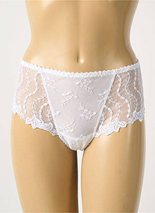 Shorty broderie blanc SECRET D'EVA femme