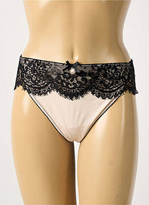 Culotte tissage satiné rose AMBRA femme