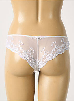 Tanga tanga blanc AMBRA femme