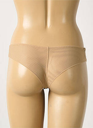 Tanga broderie beige AMBRA femme