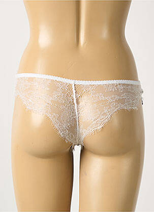 Tanga tanga blanc AMBRA femme