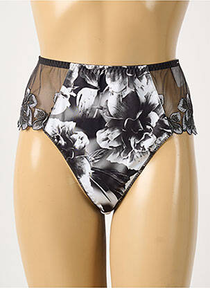 Culotte haute noir SECRET D'EVA femme