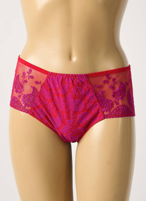 Culotte broderie rose LOUISA BRACQ femme