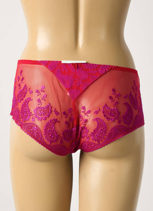 Culotte broderie rose LOUISA BRACQ femme