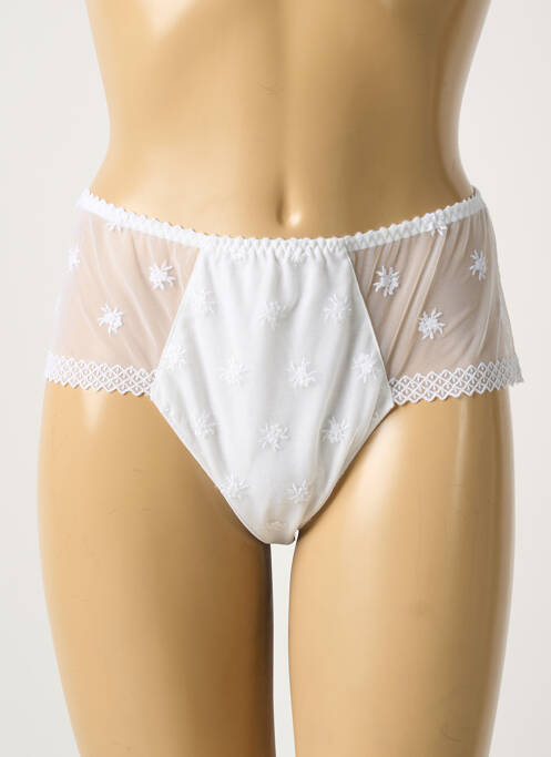 Culotte broderie blanc SECRET D'EVA femme