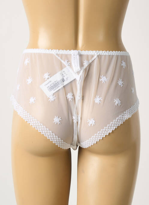 Culotte broderie blanc SECRET D'EVA femme