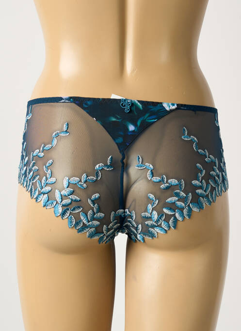 Shorty broderie bleu SECRET D'EVA femme
