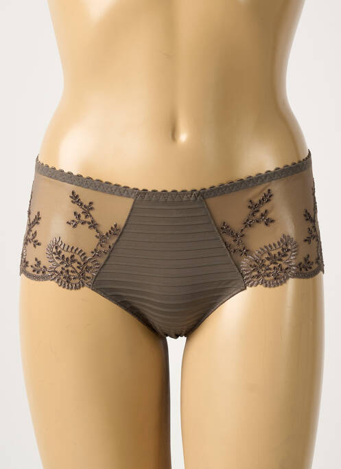 Shorty broderie vert LOUISA BRACQ femme