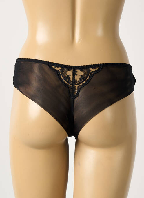 Tanga tanga noir AMBRA femme