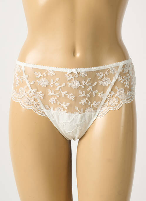 Tanga tanga blanc AMBRA femme