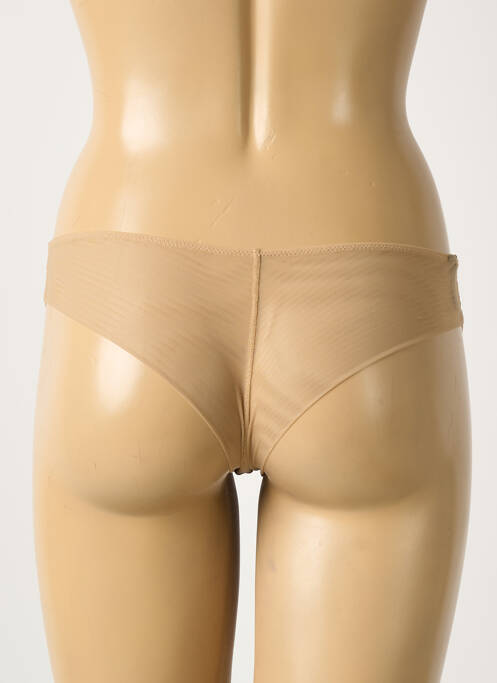 Tanga broderie beige AMBRA femme