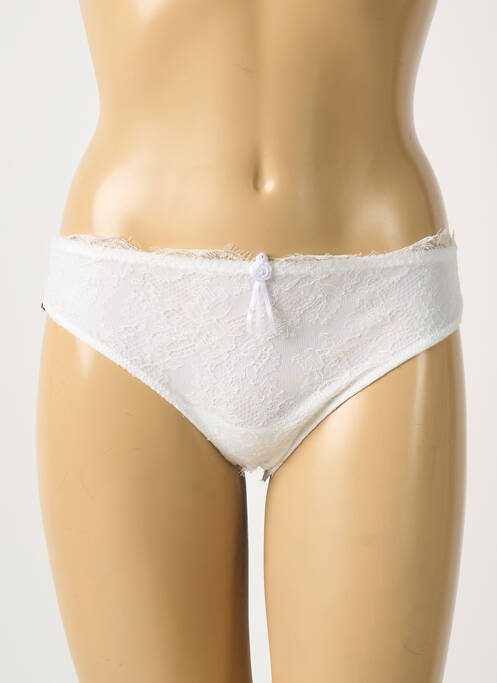 Tanga tanga blanc AMBRA femme