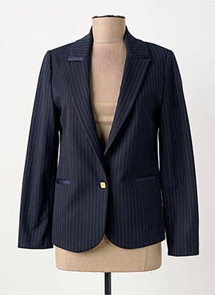 Blazer poches bleu ELORA femme