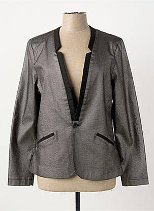 Blazer poches argent ELORA femme