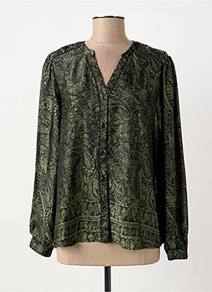 Chemisier vert ELORA femme