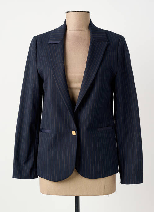 Blazer poches bleu ELORA femme