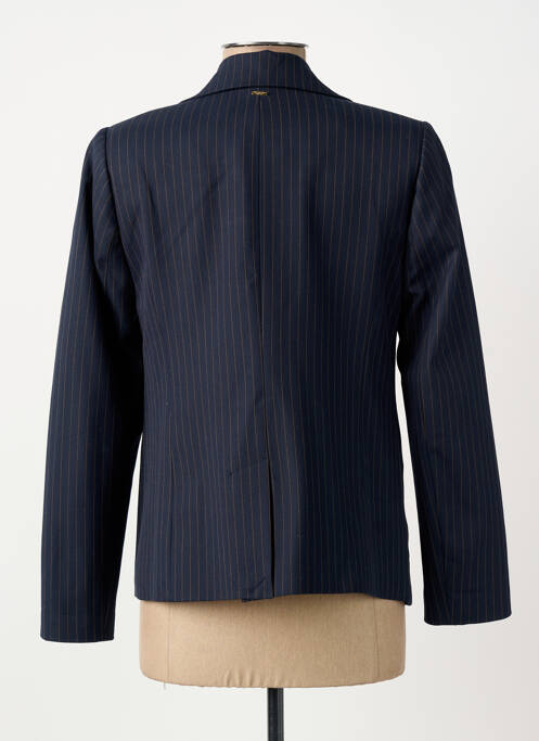 Blazer poches bleu ELORA femme