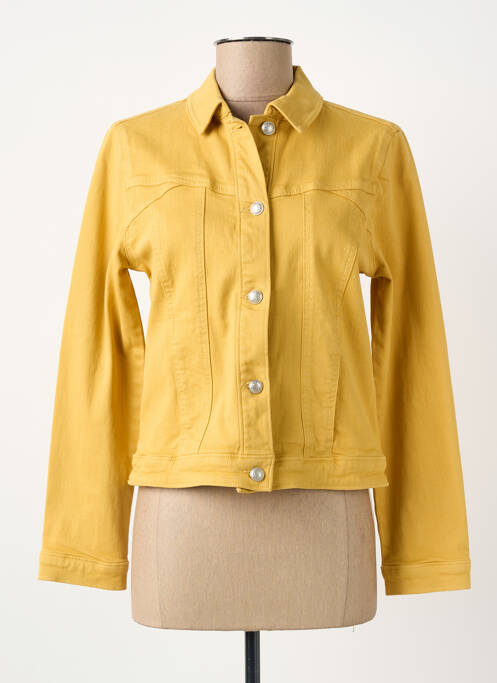 Veste casual poches jaune ELORA femme