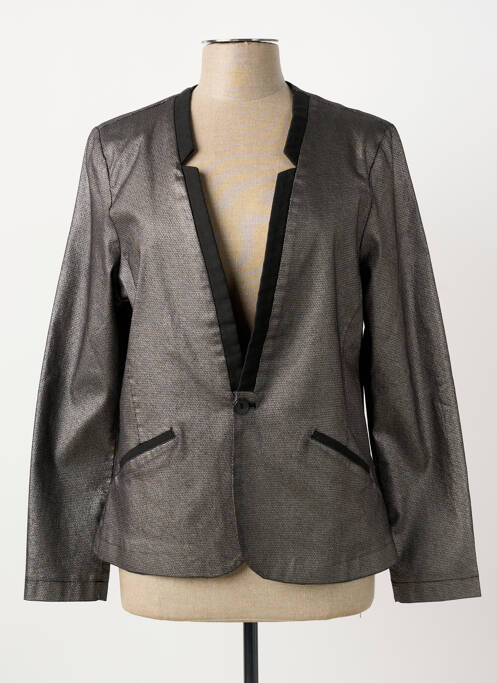 Blazer poches argent ELORA femme