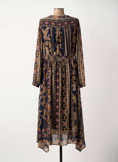 Robe longue bleu ELORA femme