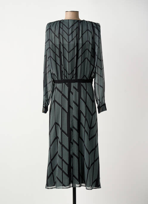 Robe longue vert ELORA femme