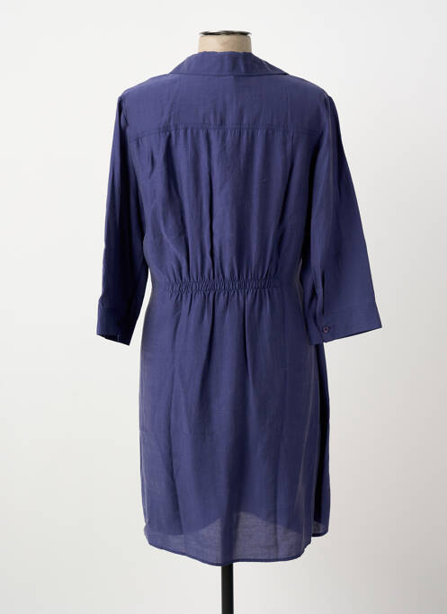 Robe mi-longue bleu ELORA femme