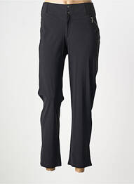 Pantalon droit stretch taille normale noir ELORA femme