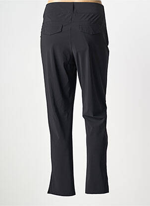 Pantalon droit stretch taille normale noir ELORA femme