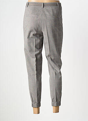 Pantalon 7/8 stretch taille normale gris ELORA femme