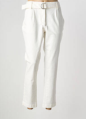 Jeans coupe droite blanc ELORA femme