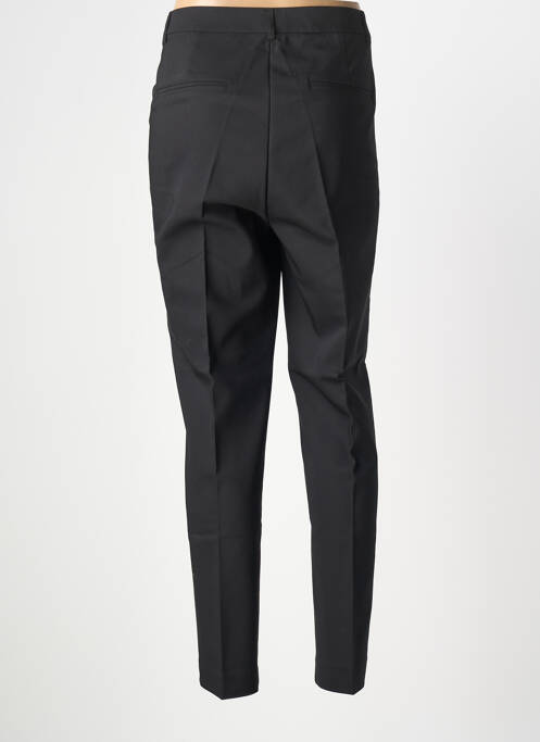 Pantalon droit stretch taille normale noir ELORA femme