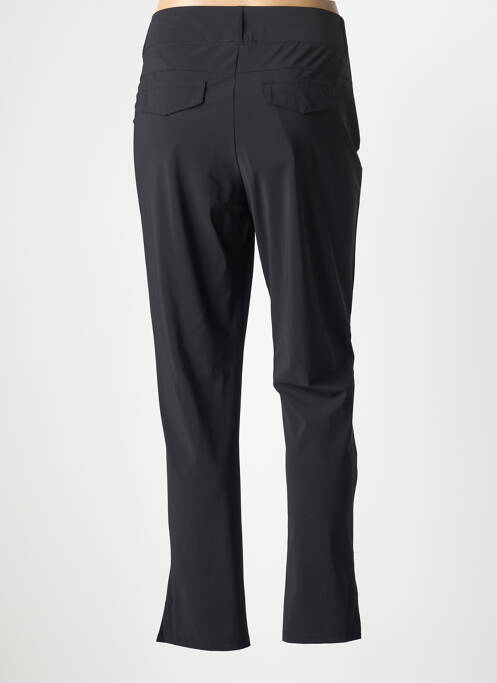 Pantalon droit stretch taille normale noir ELORA femme