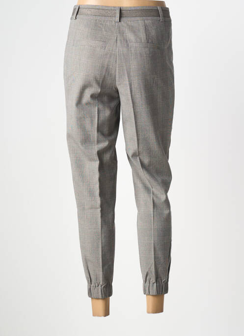 Pantalon 7/8 stretch taille normale gris ELORA femme
