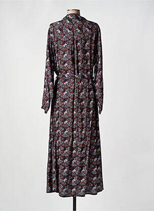 Robe longue manches longues manches longues noir AGATHE & LOUISE femme