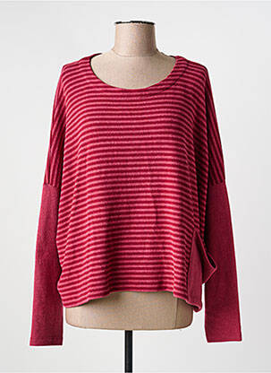 Pull coupe droite manches longues rose MES SOEURS ET MOI femme