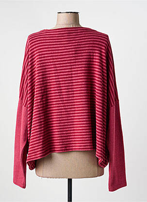 Pull coupe droite manches longues rose MES SOEURS ET MOI femme