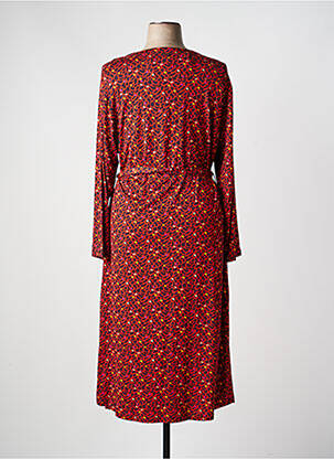Robe longue manches longues manches longues rouge AGATHE & LOUISE femme