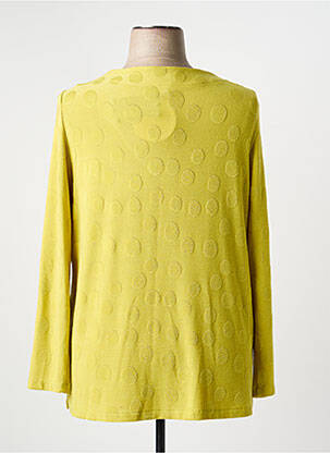 Pull coupe droite manches longues vert AN II VITO femme