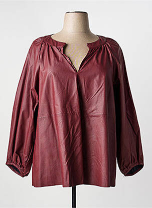 Blouse manches longues manches longues violet MAT. femme