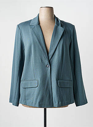 Blazer coupe cintrée bleu YESTA femme