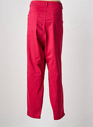 Pantalon droit stretch taille normale rose CISO femme