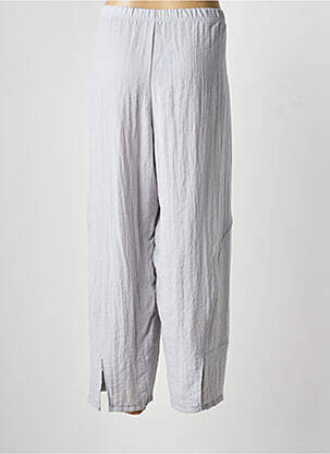 Pantalon large fermeture zip latéral taille normale gris G!OZE femme