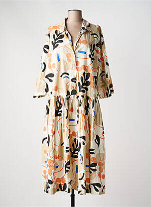 Robe longue beige MASAI femme