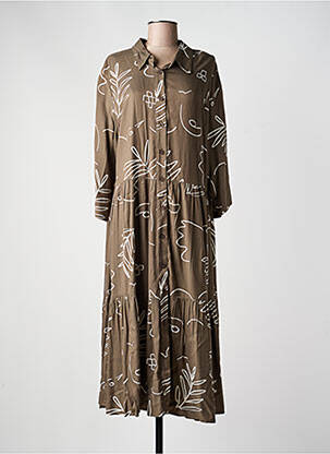 Robe longue vert MASAI femme