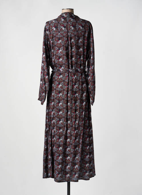 Robe longue manches longues manches longues noir AGATHE & LOUISE femme